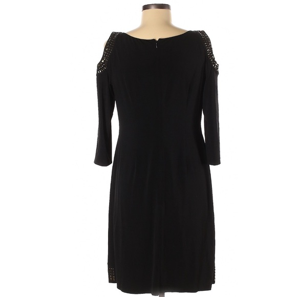 Eliza J Studded Cold Shoulder Dress - Picture 2 of 5